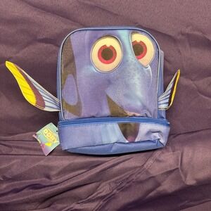 Disney Finding Dory Insulated Lunch Bag‎ – Kids Dual Compartment Blue Lunchbox
